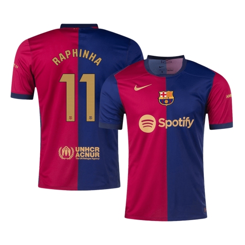 Barcelona RAPHINHA #11 Home Jersey 2024/25