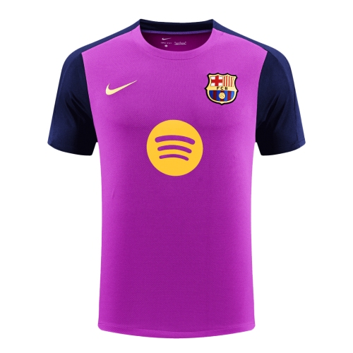 Barcelona Pre-Match Training Soccer Jersey 2025/26 - Purple