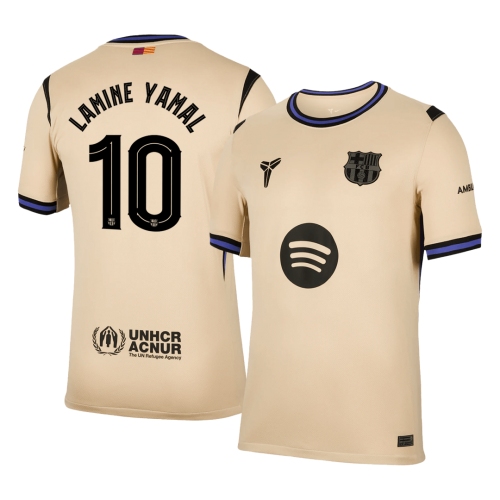 Barcelona LAMINE YAMAL #10 Away Soccer Jersey 2025/26 - UCL Edition