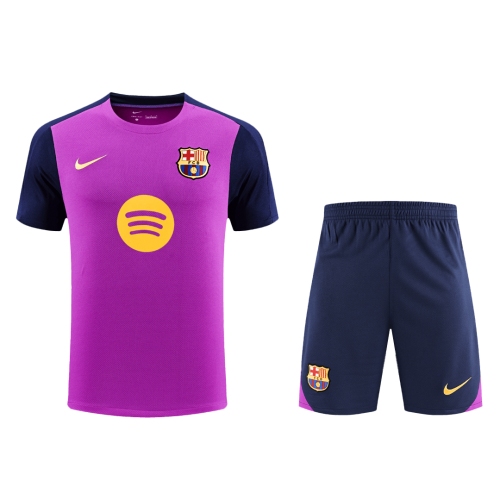 Barcelona Pre-Match Training Soccer Jersey 2025/26 - Purple