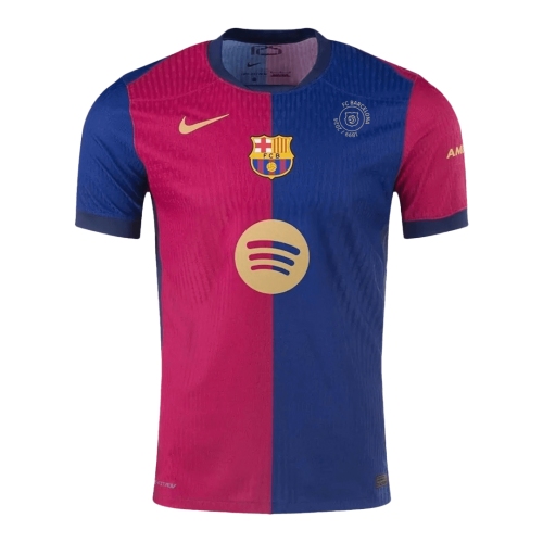 Barcelona Home Soccer Jersey Authentic 2024/25 - 125th Anniversary(Spotify Logo Without Text)