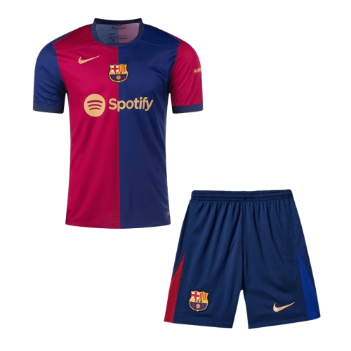 Barcelona Home Jersey Kit 2024/25 (Jersey+Shorts)