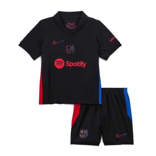 Barcelona Away Soccer Jersey Kit 2024/25 Kids(Jersey+Shorts)