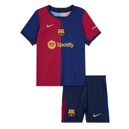 Barcelona Home Jersey Kit 2024/25 Kids(Jersey+Shorts)
