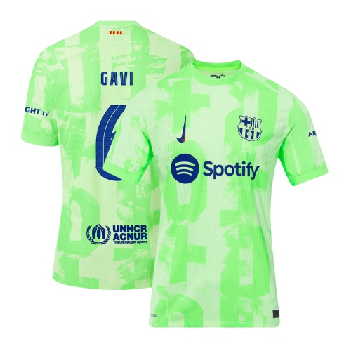 Barcelona GAVI #6 Third Away Soccer Jersey Authentic 2024/25 - UCL Edition