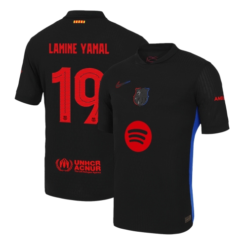 Barcelona LAMINE YAMAL #19 Away Soccer Jersey Authentic 2024/25 - UCL