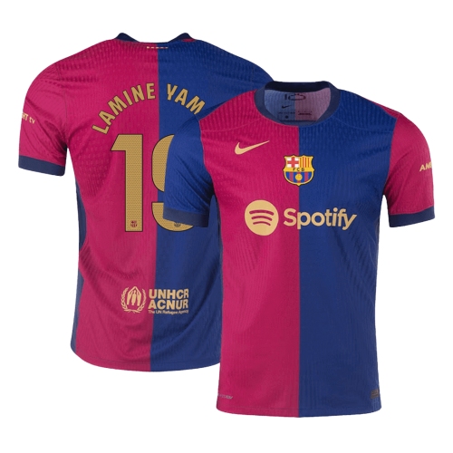 Barcelona LAMINE YAMAL #19 Home Jersey Authentic 2024/25