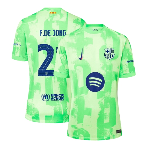 Barcelona F.DE JONG #21 Third Away Jersey 2024/25 - UCL