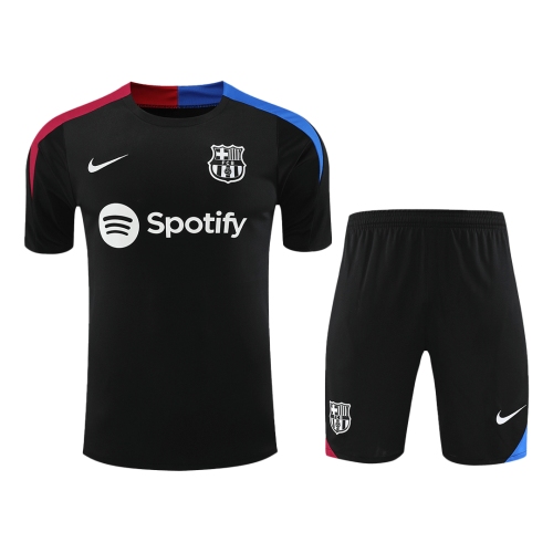 Barcelona Pre-Match Training Soccer Jersey Kit 2024/25 (Jersey+Shorts)