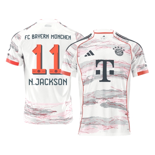Bayern Munich N.JACKSON #11 Away Soccer Jersey 2025/26