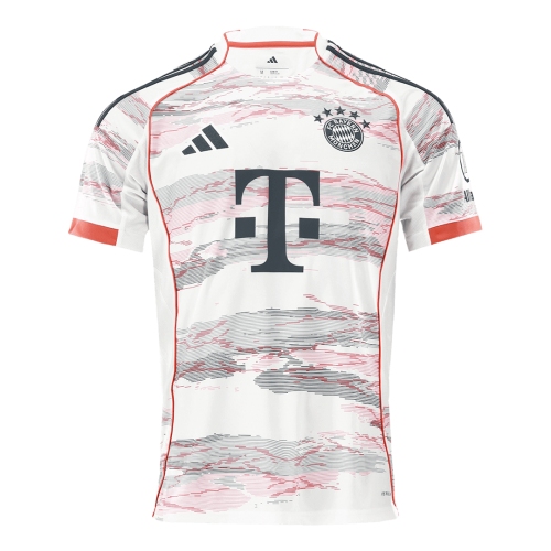 Bayern Munich Away Soccer Jersey 2025/26 White