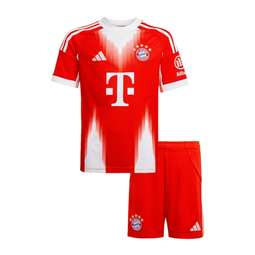 Bayern Munich Home Soccer Jersey Kit 2025/26 Kids(Jersey+Shorts)