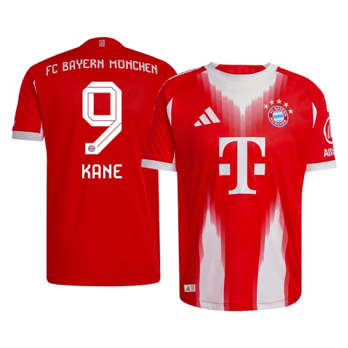 Bayern Munich KANE #9 Home Soccer Jersey Authentic 2025/26
