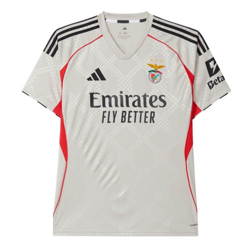 Benfica Away Soccer Jersey 2025/26 Beige