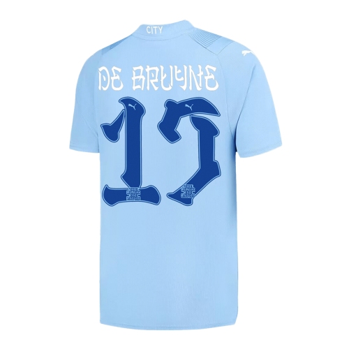 Manchester City DE BRUYNE #17 Japanese Tour Printing Home Jersey 2023/24
