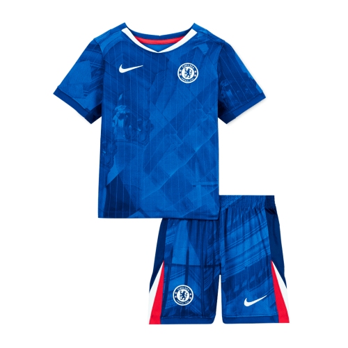 Chelsea Home Soccer Jersey Kit 2025/26 Kids(Jersey+Shorts)