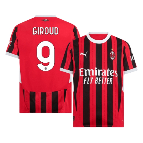 AC Milan GIROUD #9 Home Jersey 2024/25