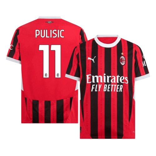 AC Milan PULISIC #11 Home Jersey 2024/25