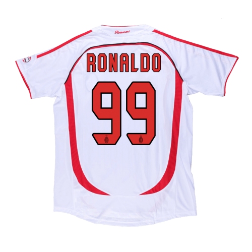 AC Milan RONALDO #99 Away Soccer Jersey Retro 2006/07
