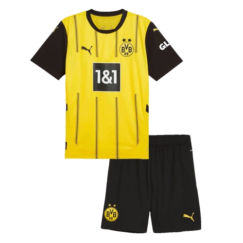 Dortmund Home Jersey Kit 2024/25 Kids(Jersey+Shorts)