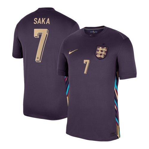 England SAKA #7 Away Jersey EURO 2024