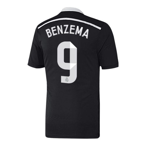 Real Madrid BENZEMA #9 Third Away Soccer Jersey Retro 2014/15