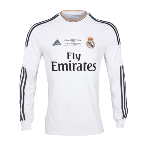 Real Madrid Home Jersey Retro 2013/14 - Long Sleeve - UCL Final