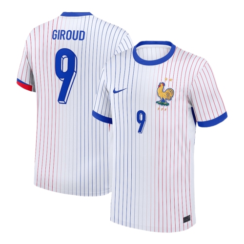 France GIROUD #9 Away Jersey EURO 2024