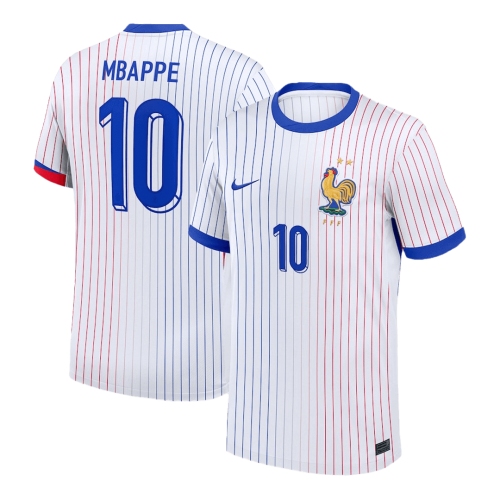 France MBAPPE #10 Away Jersey EURO 2024