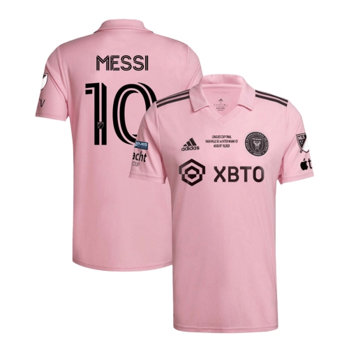 Inter Miami CF MESSI #10 Home Jersey 2023 - Leagues Cup Final