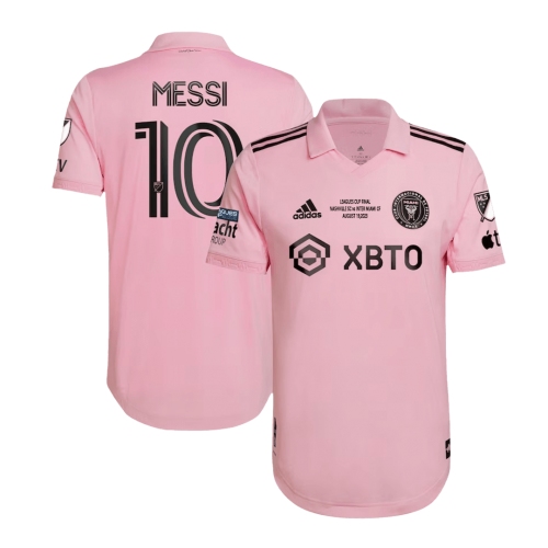 Inter Miami CF MESSI #10 Home Jersey Authentic 2023 - Leagues Cup Final