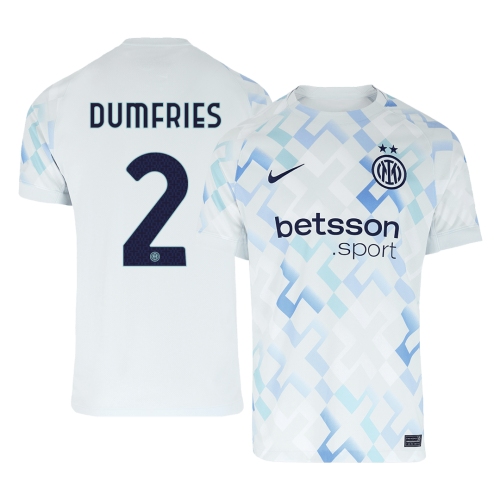 Inter Milan DUMFRIES #2 Away Soccer Jersey 2025/26