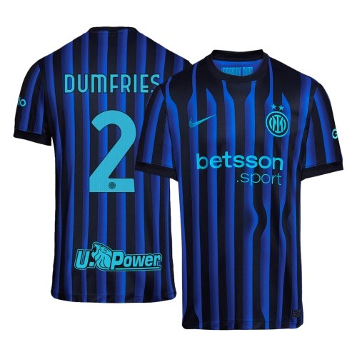 Inter Milan DUMFRIES #2 Home Soccer Jersey 2025/26