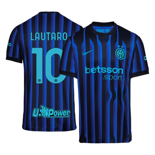 Inter Milan LAUTARO #10 Home Soccer Jersey 2025/26