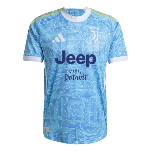 Juventus Away Soccer Jersey Authentic 2025/26