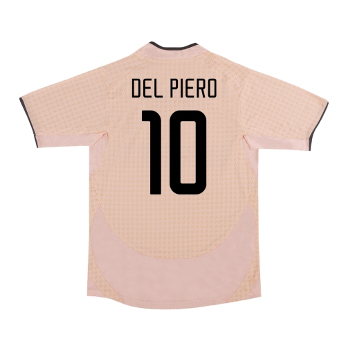 Juventus DEL PIERO #10 Away Soccer Jersey Retro 2003/04