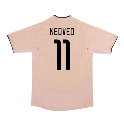 Juventus NEDVED #11 Away Soccer Jersey Retro 2003/04