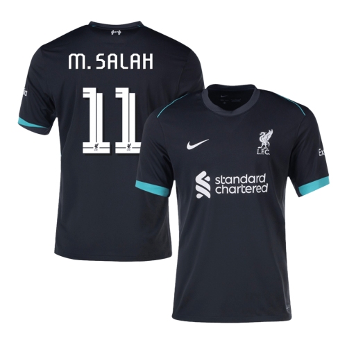 Liverpool M.SALAH #11 Away Soccer Jersey 2024/25 - UCL Edition