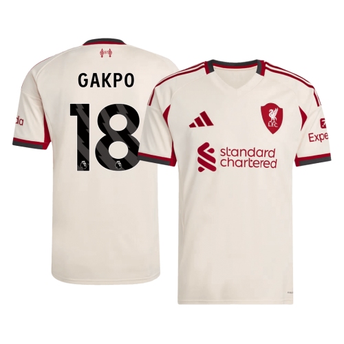 Liverpool GAKPO #18 Away Soccer Jersey 2025/26