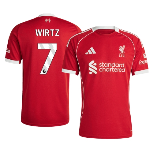 Liverpool WIRTZ #7 Home Soccer Jersey 2025/26