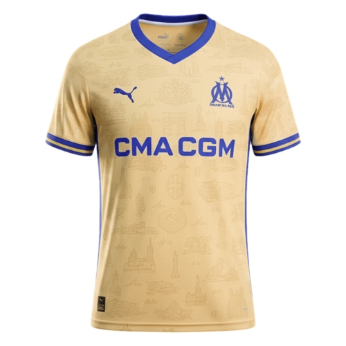 Marseille Fourth Away Soccer Jersey 2025/26