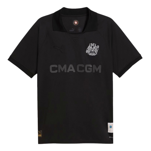 Marseille Goalkeeper Soccer Jersey - Black