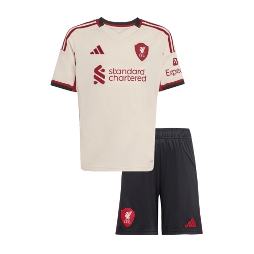 Liverpool Away Soccer Jersey Kit 2025/26 Kid (Jersey+Shorts)