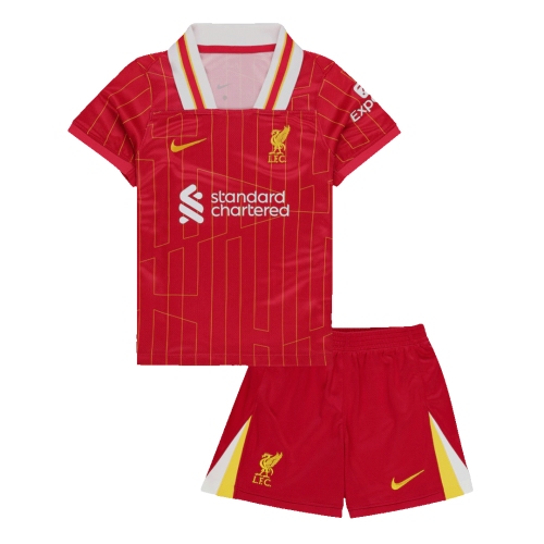 Liverpool Home Jersey Kit 2024/25 Kids(Jersey+Shorts)