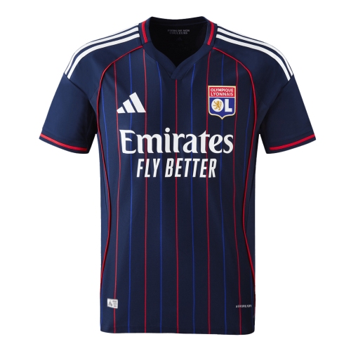 Authentic Olympique Lyonnais Away Soccer Jersey 25/26 Navy