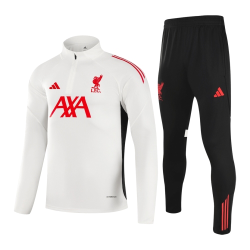 Liverpool Sweatshirt Kit 2025/26 - White (Top+Pants)
