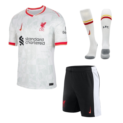 Liverpool Third Away Soccer Jersey Kit 2024/25 (Jersey+Shorts+Socks)