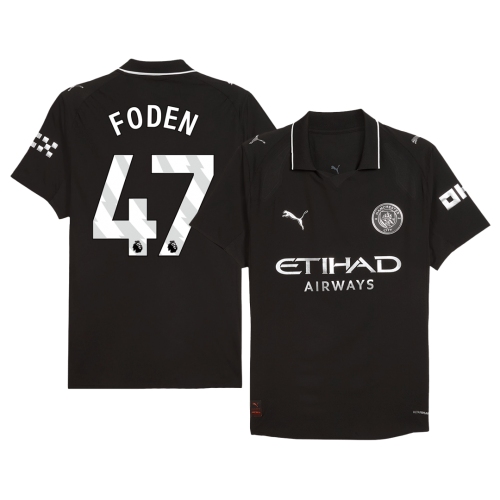Manchester City FODEN #47 Away Jersey Authentic 2025/26