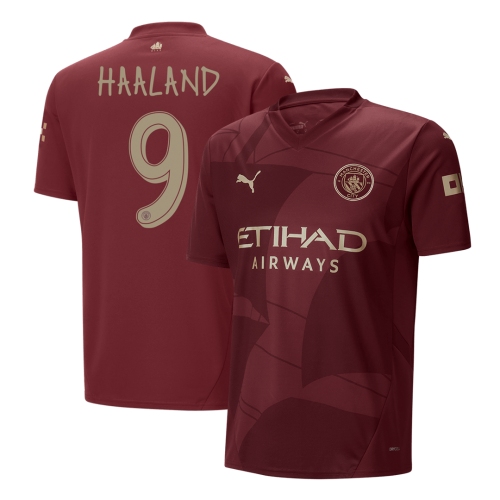 Manchester City HAALAND #9 Third Away Soccer Jersey 2024/25 - UCL Edition