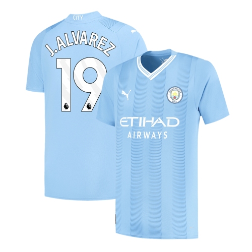 Manchester City J.ALVAREZ #19 Home Jersey 2023/24
